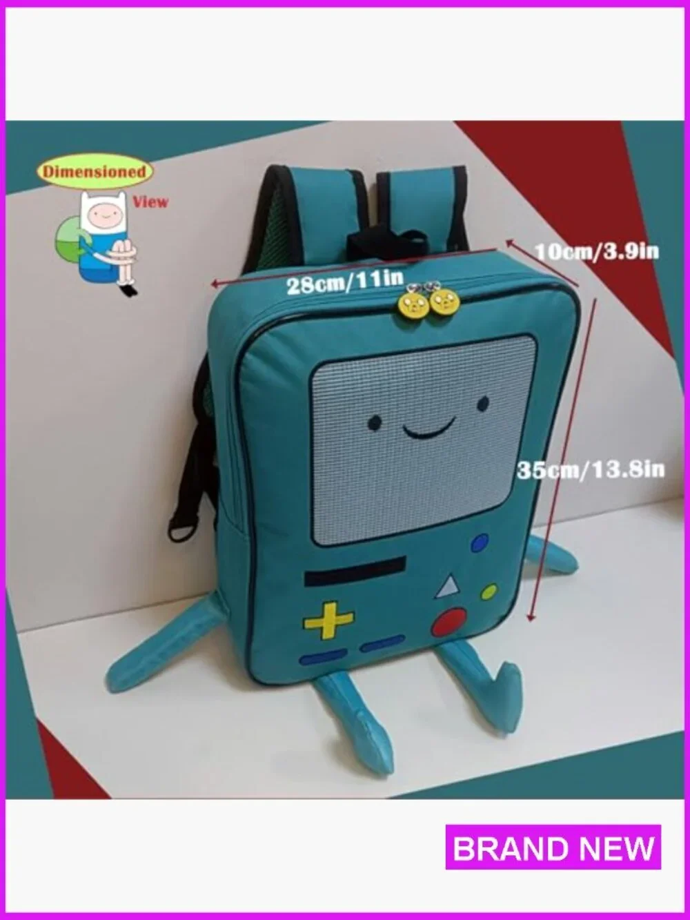 Cartoon Backpack Lightweight Travel Daypack Adjustable Straps Water Resistant